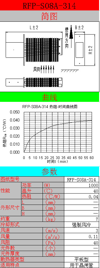 片式散热器