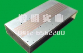 Profile (embedded heat pipe) radiator